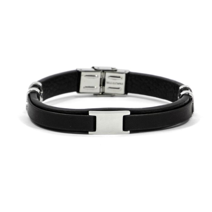 Armband echt Leder in Schmuckschachtel d'braun schwarz ca.21x1 cm 2St 4063-03201 4016490105411  