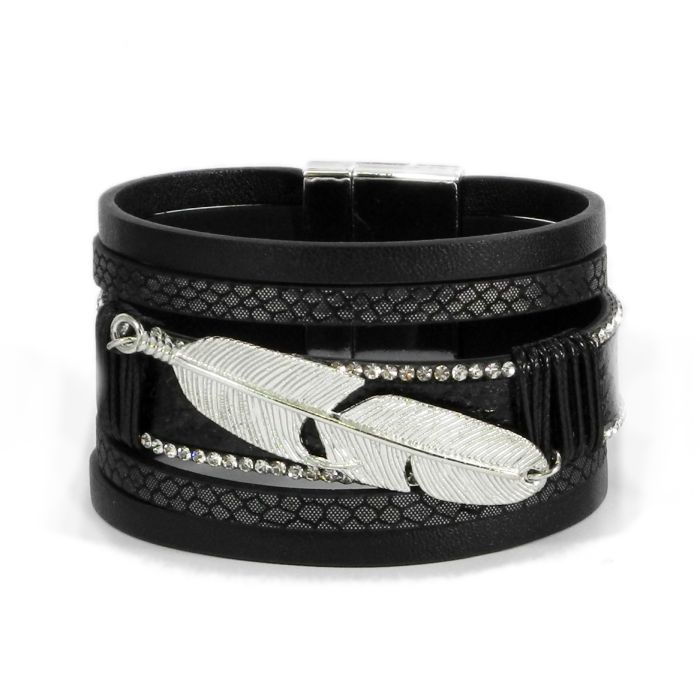Armband schwarz 19,5 cm 3St 4064-19291 4016490063780  
