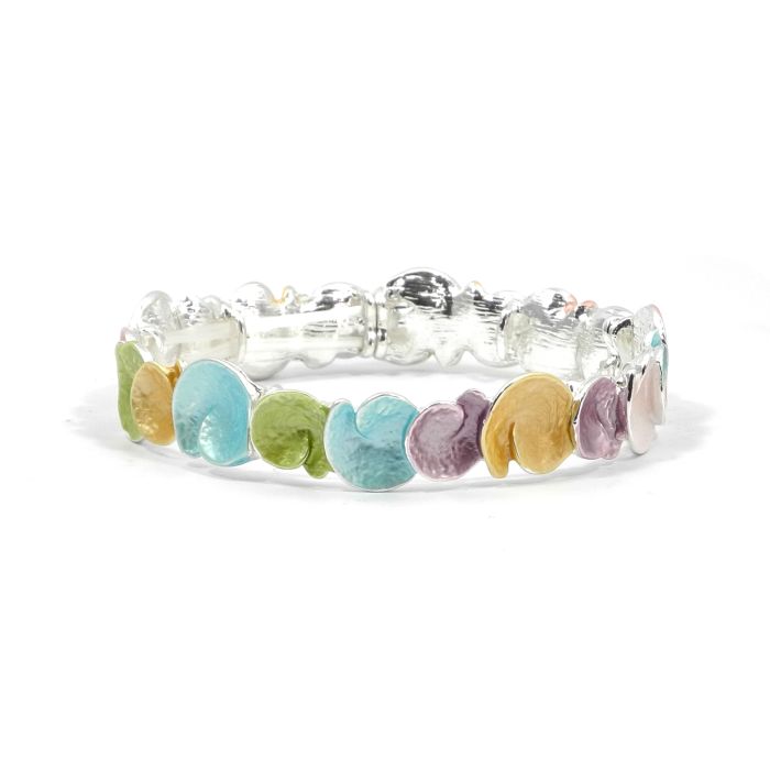 Armband silberfb. bunt 20x1 cm 2St 4122-20921 4016490230885  