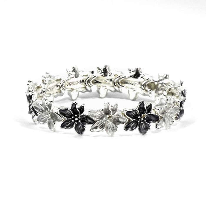 Armband silberfb. grau 20x1,5 cm