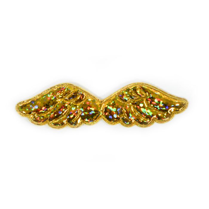 Streuteile Flügel goldfb. 55x15 mm
