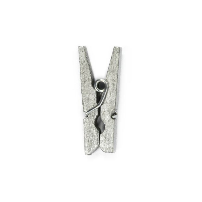 Wäscheklammern platinfarben 25x3 mm