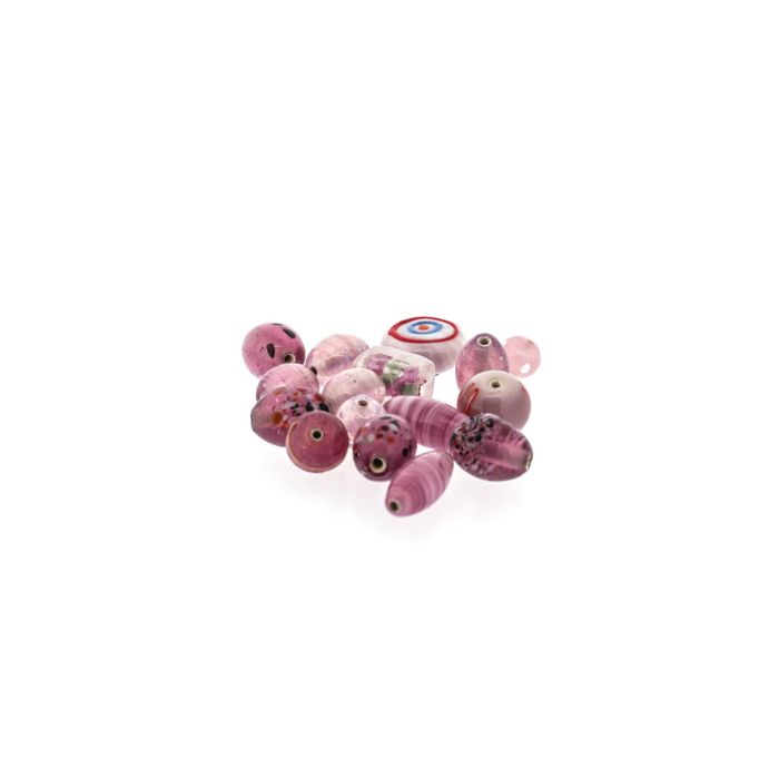 Glasperle Handmade rosa 4488-152 4016490304692  