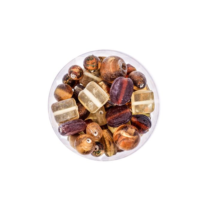Glasperle Handmade topas 1 Dose = 100gr 1 Dosen