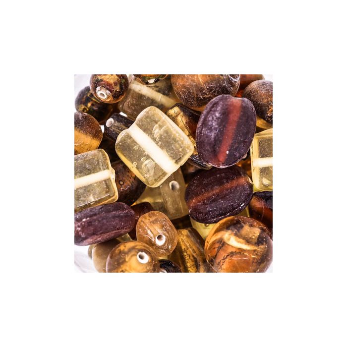 Glasperle Handmade topas 1 Dose = 100gr 1 Dosen