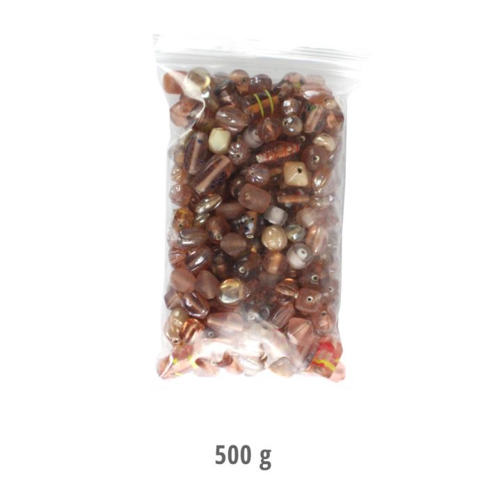 500 gr. Glasperle Lachs Handmade