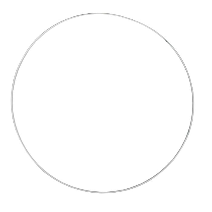 Drahtring weiß beschichtet 40 cm 1 St