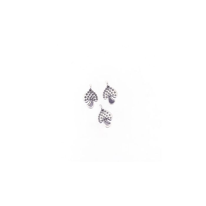 Metallteil Anhänger Pilz altplatin 10x14 mm Lochgröße 1,5 mm 2 St 4552-22755 4016490881995  