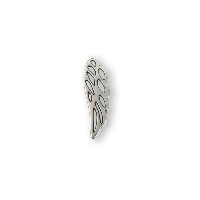 Metallanhänger Flügel altplatin 36,5x11,5 mm