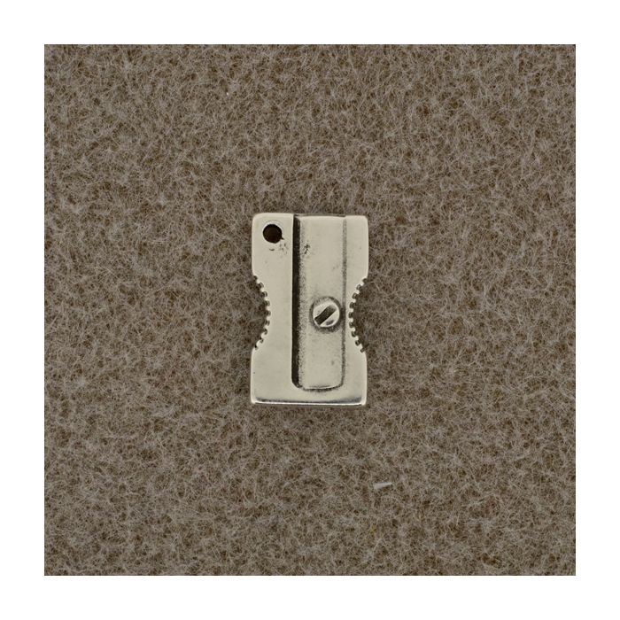 Metallanhänger Spitzer altplatin 20x12 mm Lochgröße 1,5 mm
