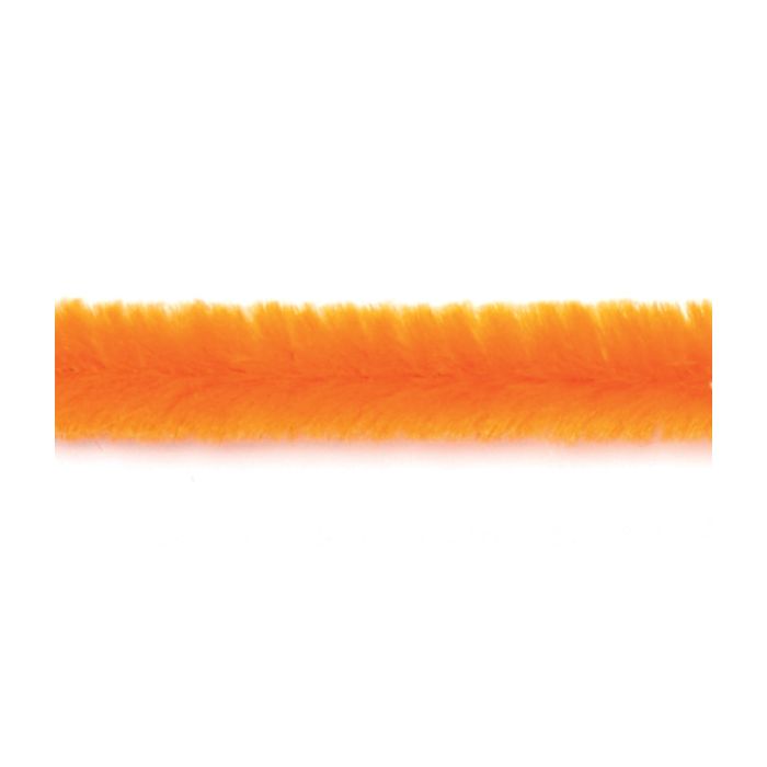 Chenille Draht extra flauschig orange 9x500 mm 10 St