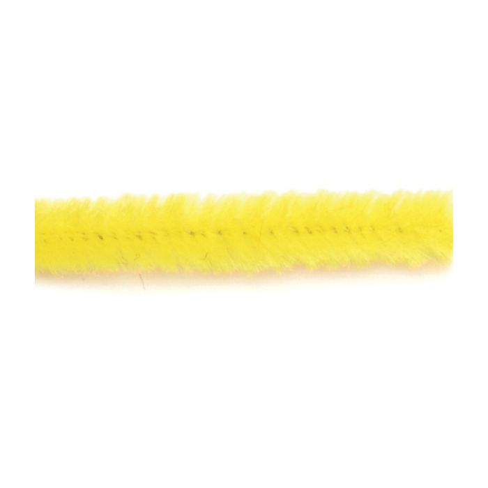 Chenille Draht extra flauschig goldgelb 9x500 mm 10 Stück