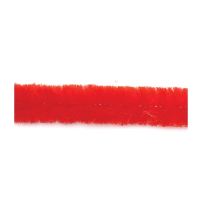 Chenille Draht extra flauschig rot 9x500 mm 10 St