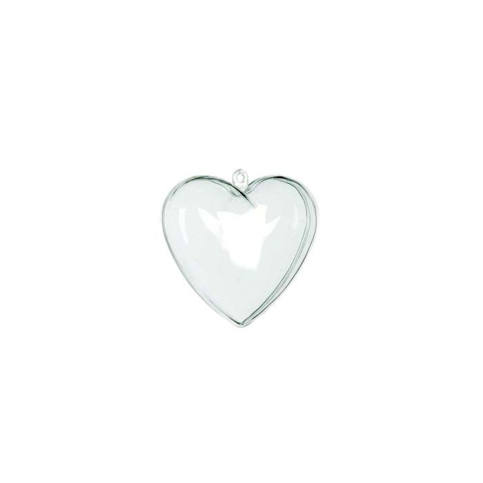 Acryl Herz transparent 60 mm 10St 4600-03601 4016490683063  