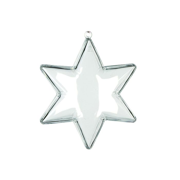 Acryl Stern transparent 100 mm 1 St