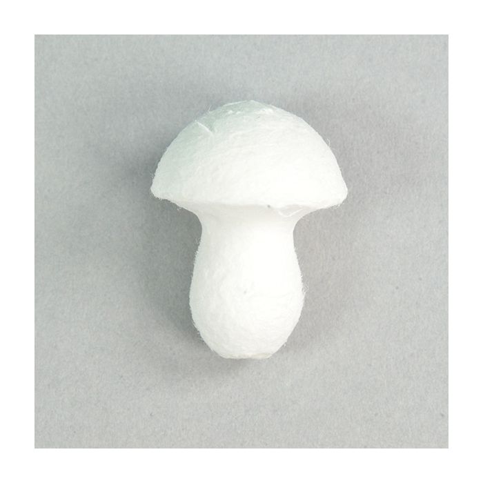 Watteartikel Pilz klein weiß 25x20 mm