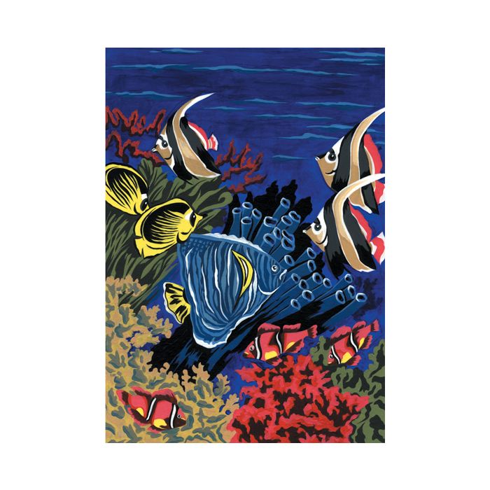 Malen nach Zahlen Junior Leben im Ozean 22,2x29,8 cm 1 Pack, = 3 Bilder Pracht Creatives Hobby