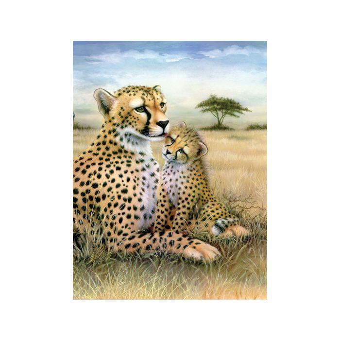 Malen nach Zahlen Junior Leopard 33x24 cm