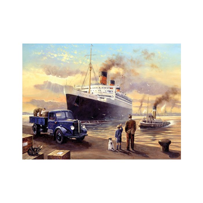 Malen nach Zahlen Junior Kreuzfahrtschiff 40x32,5 cm