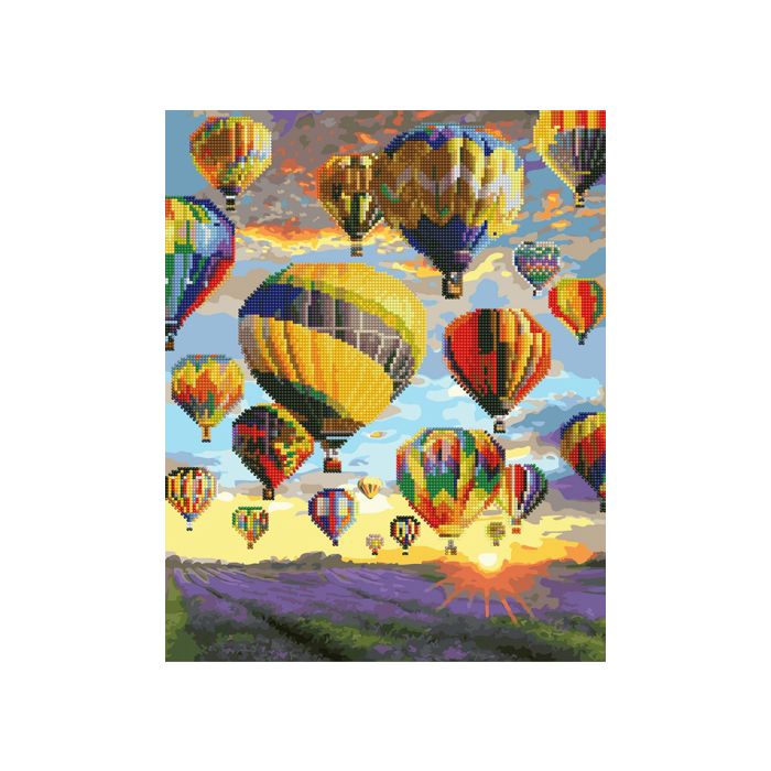 Diamond Mosaic Heißluftballons 40x50 cm Heißluftballons