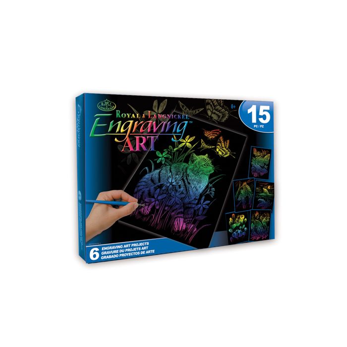 Kratzbilder Tropentiere rainbow 20,3x25,4 cm 1 Pack. = 6 Bilder 4675-20041 4016490820154  