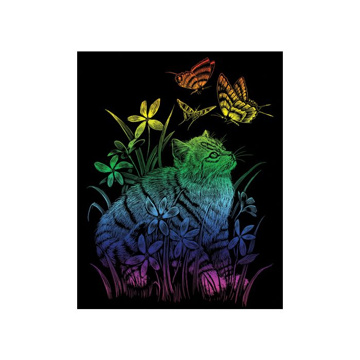 Kratzbilder Tropentiere rainbow 20,3x25,4 cm 1 Pack. = 6 Bilder 4675-20041 4016490820154  