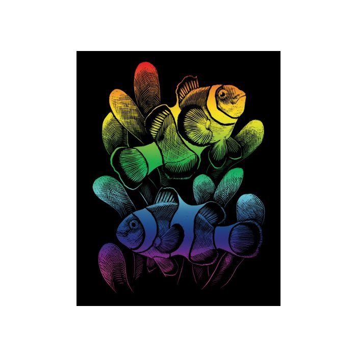 Kratzbilder Tropentiere rainbow 20,3x25,4 cm 1 Pack. = 6 Bilder 4675-20041 4016490820154  