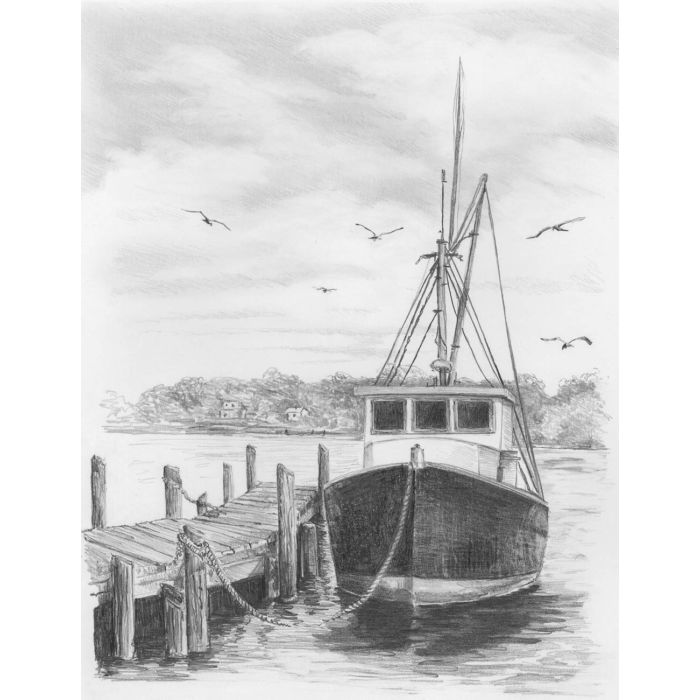 Skizzieren leicht gemacht Boot 28,5x22 cm