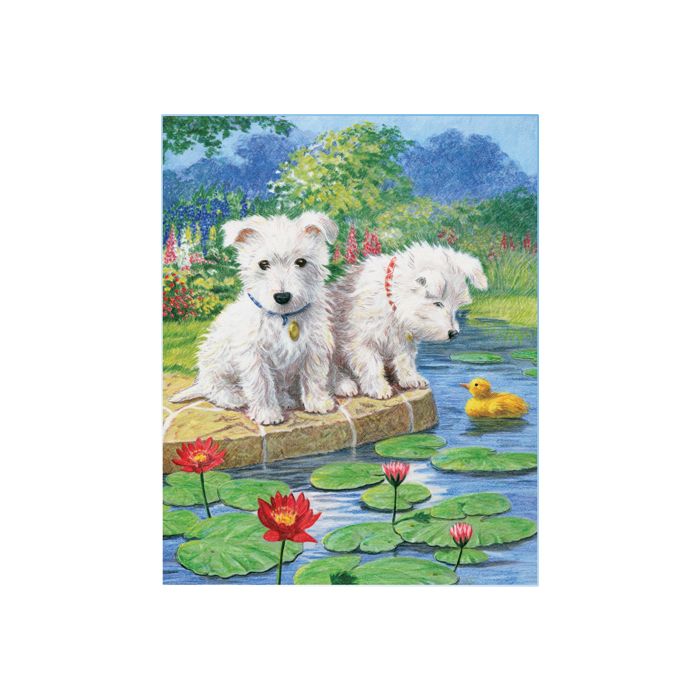 Malen nach Zahlen Buntstifte, Tiere 25,4x20,3 cm 1 Pack. = 4 Bilder 4677-25021 4016490820321  