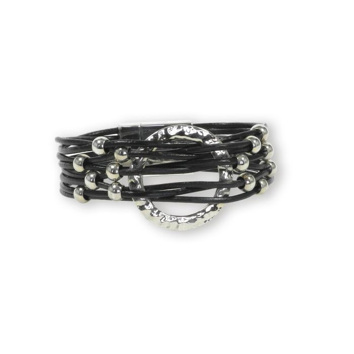 Armband schwarz platinfb. 18,5x1,6 cm 3St 4741-19291 4016490101093  