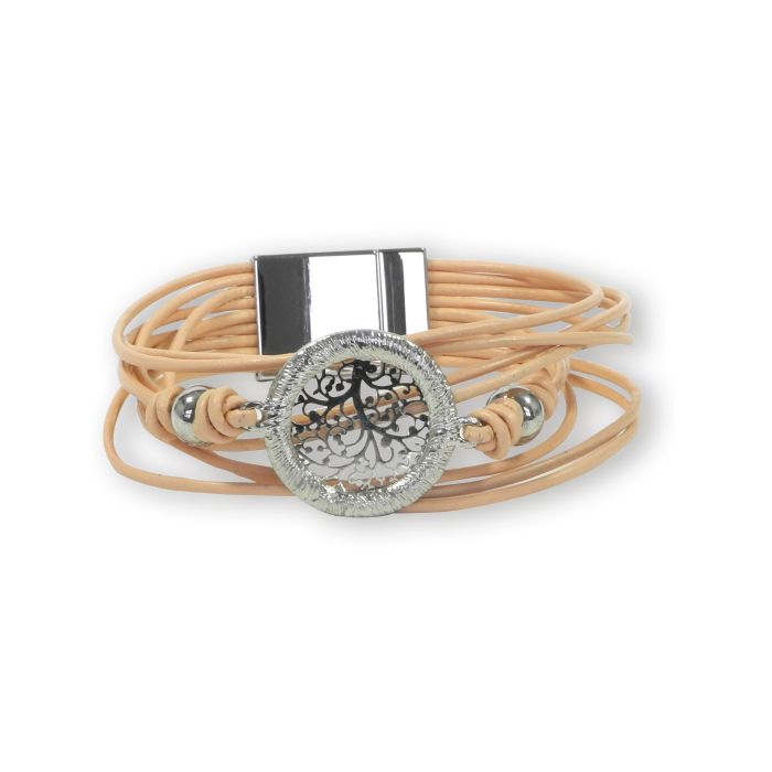 Armband natur platinfb. 18,5x1,5 cm 3St 4743-19541 4016490101116  