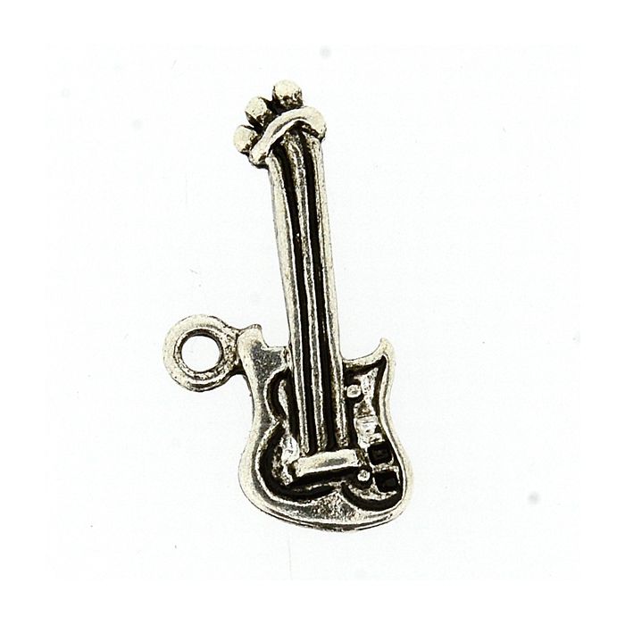 Metallanhänger Gitarre altsilber 21x7 mm 30St 4832-251 4016490274759  