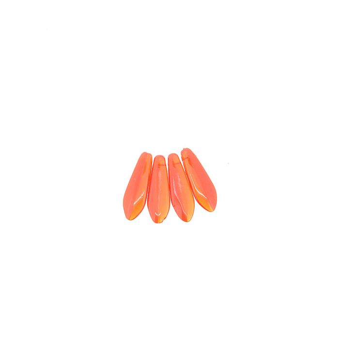 Dagger Beads transp. orange 16x5 mm 10 St 4834-16074 4016490597353  