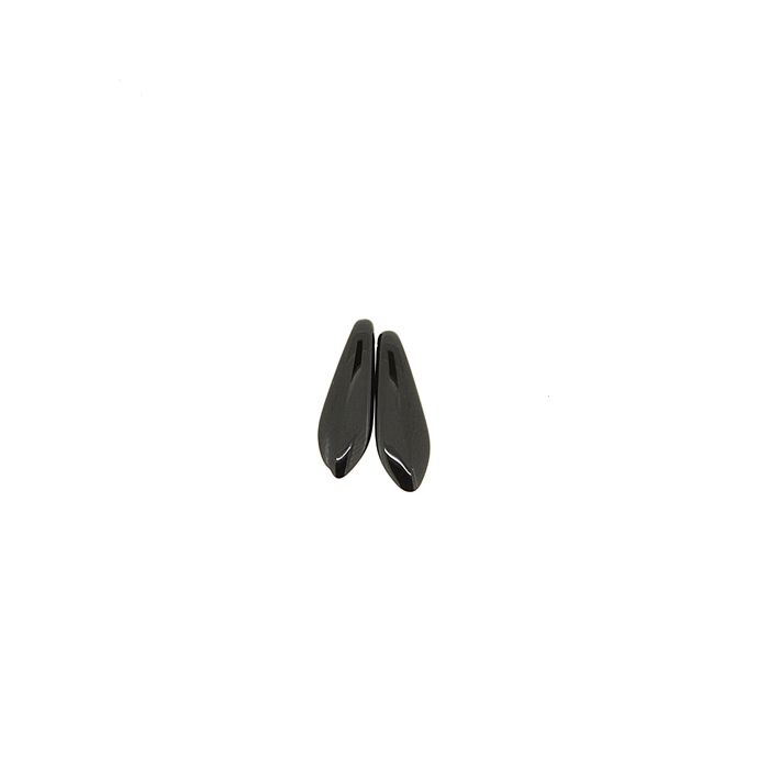 Dagger Beads schwarz 16x5 mm Lochgröße 0,8 mm 10 St 4834-16294 4016490597551  