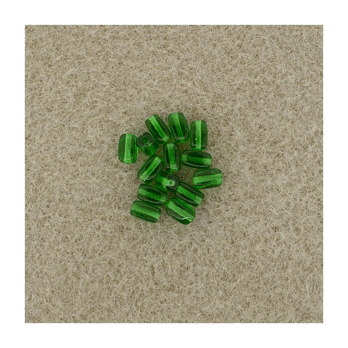 Glasolive dunkelgrau 6x4 mm Lochgröße 0,8 mm