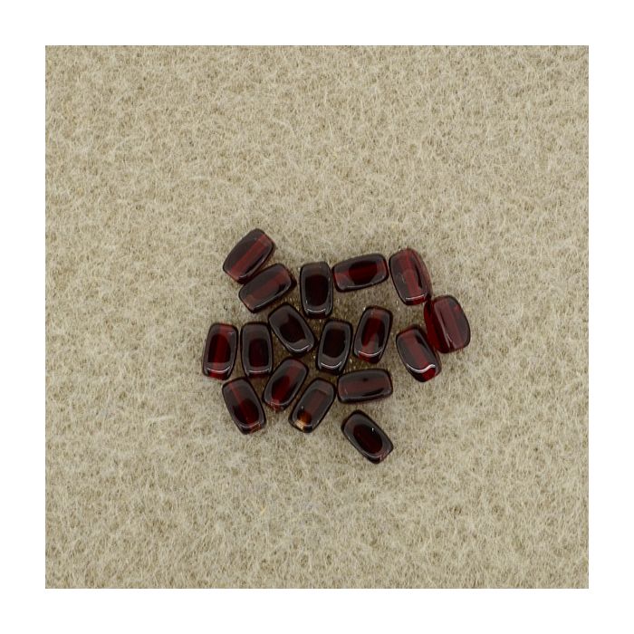 Glasolive weinrot 6x4 mm Lochgröße 0,8 mm