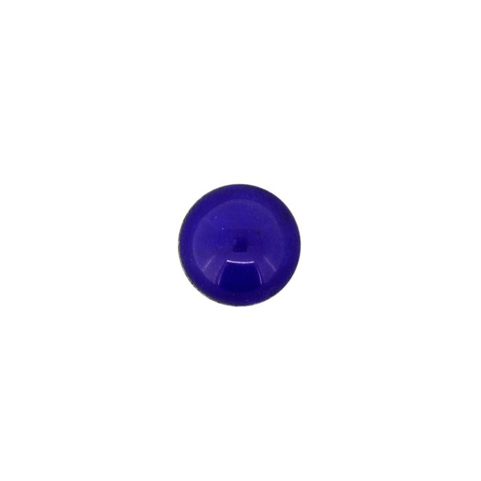 Halb-Edelstein rund Achat blau 10 mm Lochgröße 1,2 mm