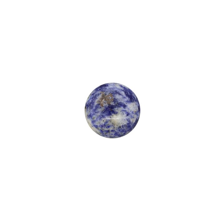 Halb-Edelstein rund Blauquarz 10 mm Lochgröße 1,2 mm
