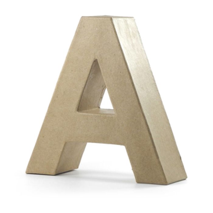 Papp-Buchstabe A, 10x3 cm