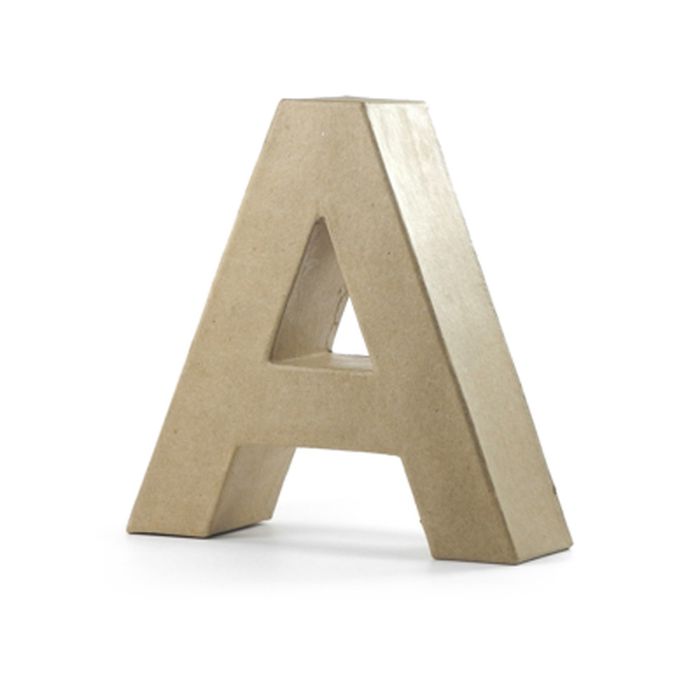 Papp-Buchstabe A, 17,5x5,5 cm