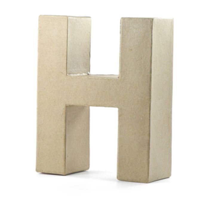Papp-Buchstabe H, 17,5x5,5 cm