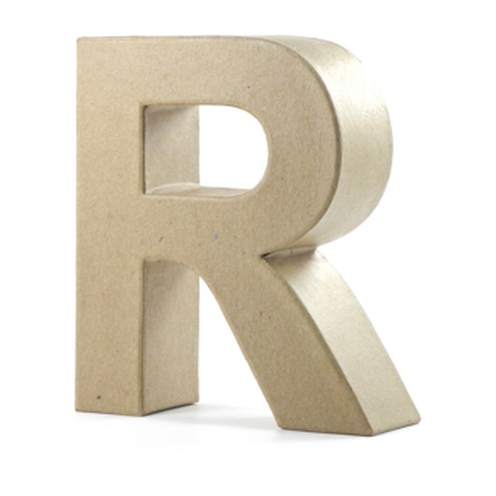 Papp-Buchstabe R, 17,5x5,5 cm