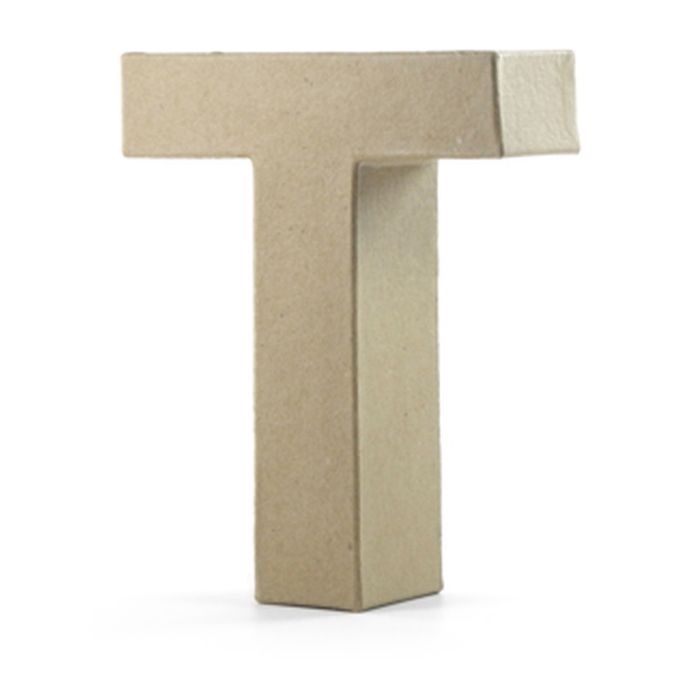 Papp-Buchstabe T, 17,5x5,5 cm