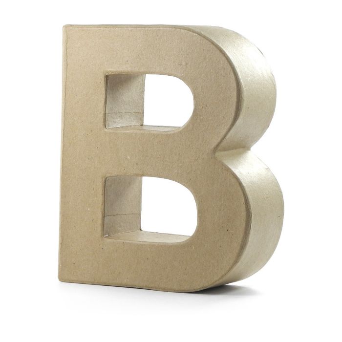 Papp-Buchstabe B, 17,5x5,5 cm
