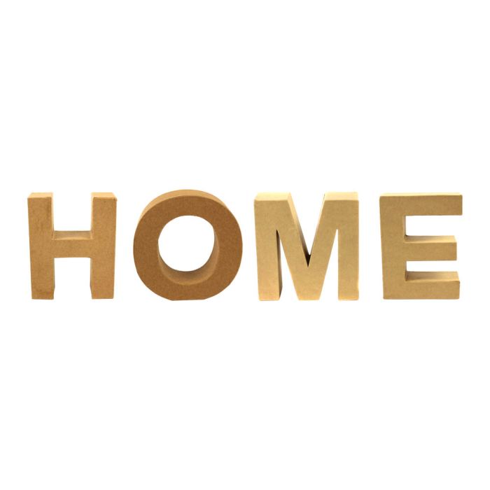 Papp Art Buchstaben HOME 17,5x5,5 cm 4880-17041 4016490008842  