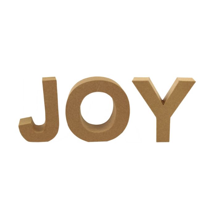 Papp Art Buchstaben JOY 17,5x5,5 cm 4880-17081 4016490008880  