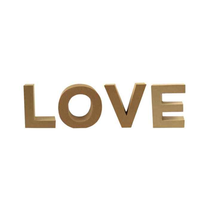 Papp Art Buchstaben LOVE 17,5x5,5 cm 4880-17091 4016490008897  