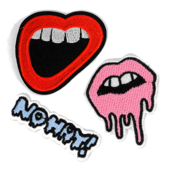 Sticker Schrift, 2x Mund  1 St 4881-11505 4016490886181  