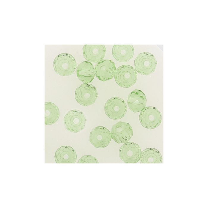 Glasschliffperle Briolette peridot 4 mm Lochgröße 1 mm 35 St 5073-04034 4016490580478  