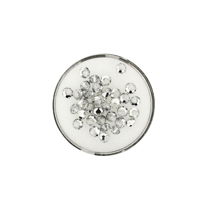 Glasschliffperle Briolette kristall CAL 4 mm Lochgröße 1 mm, Bild 1 von 2